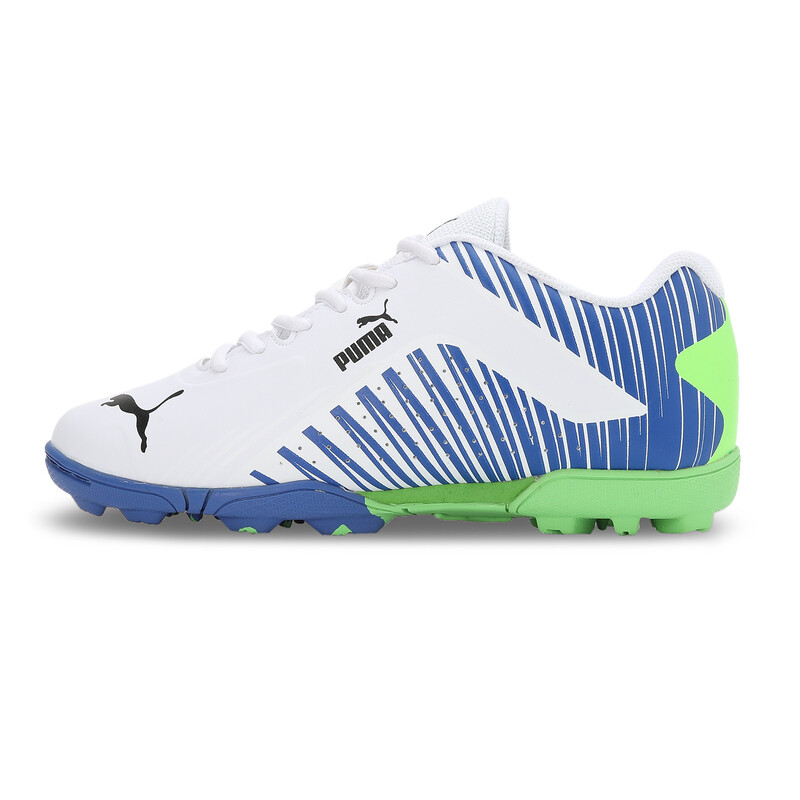 PUMA EvoSpeed V2 Cricket Youth Shoes, White/black/gray