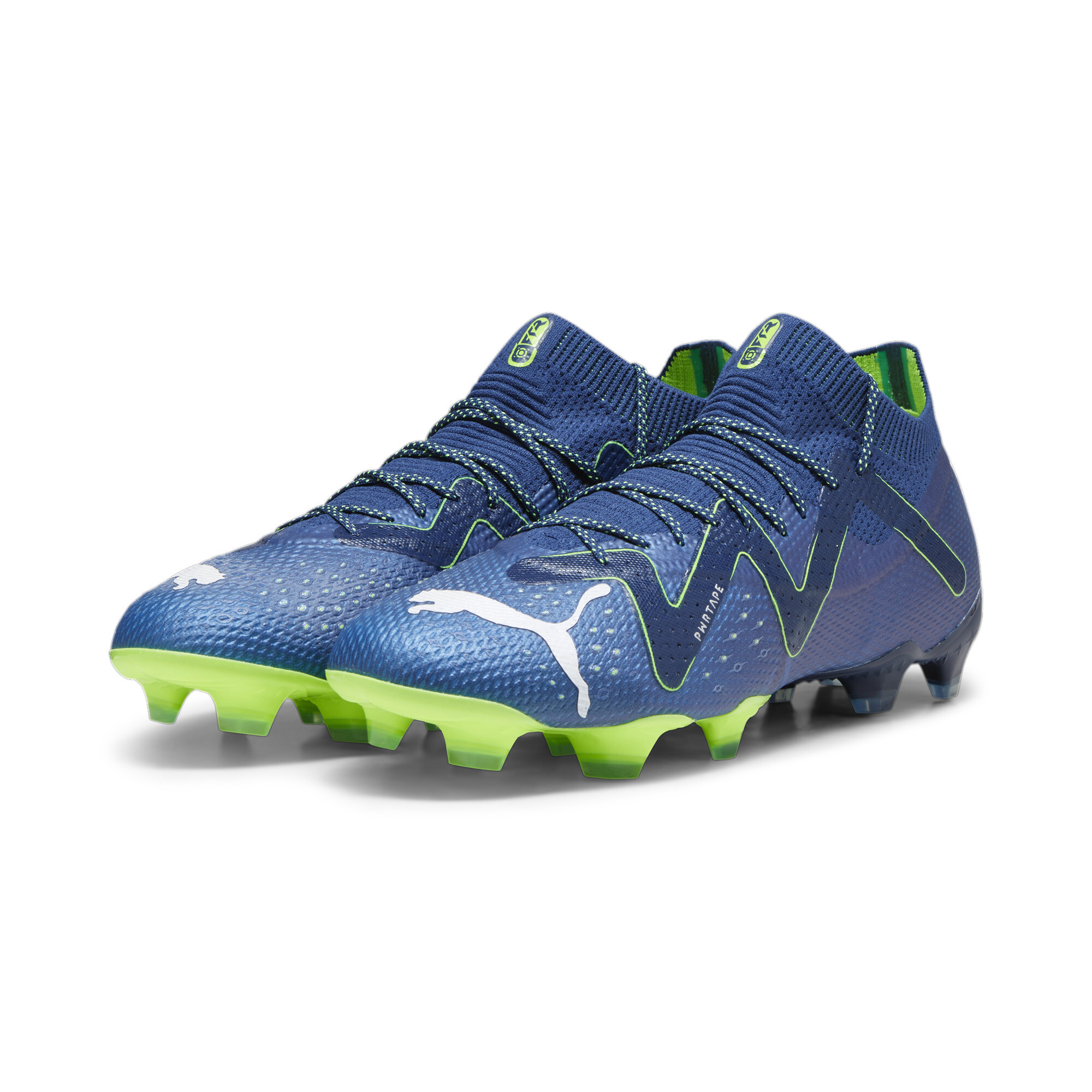 Men's PUMA FUTURE ULTIMATE FG/AG Football Boots In Blue, Size EU 46