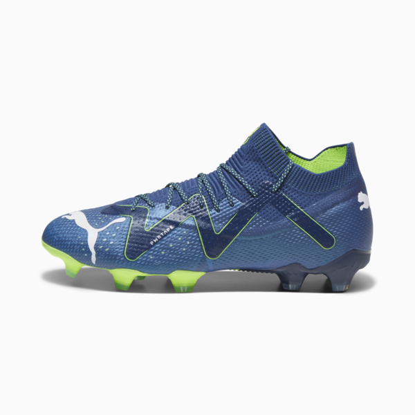 FUTURE ULTIMATE FG/AG Men's Football Boots, Persian Blue-PUMA White-Pro Green, large-ZAF