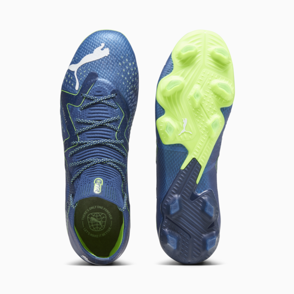 FUTURE ULTIMATE FG/AG Men's Football Boots, Persian Blue-PUMA White-Pro Green, large-ZAF