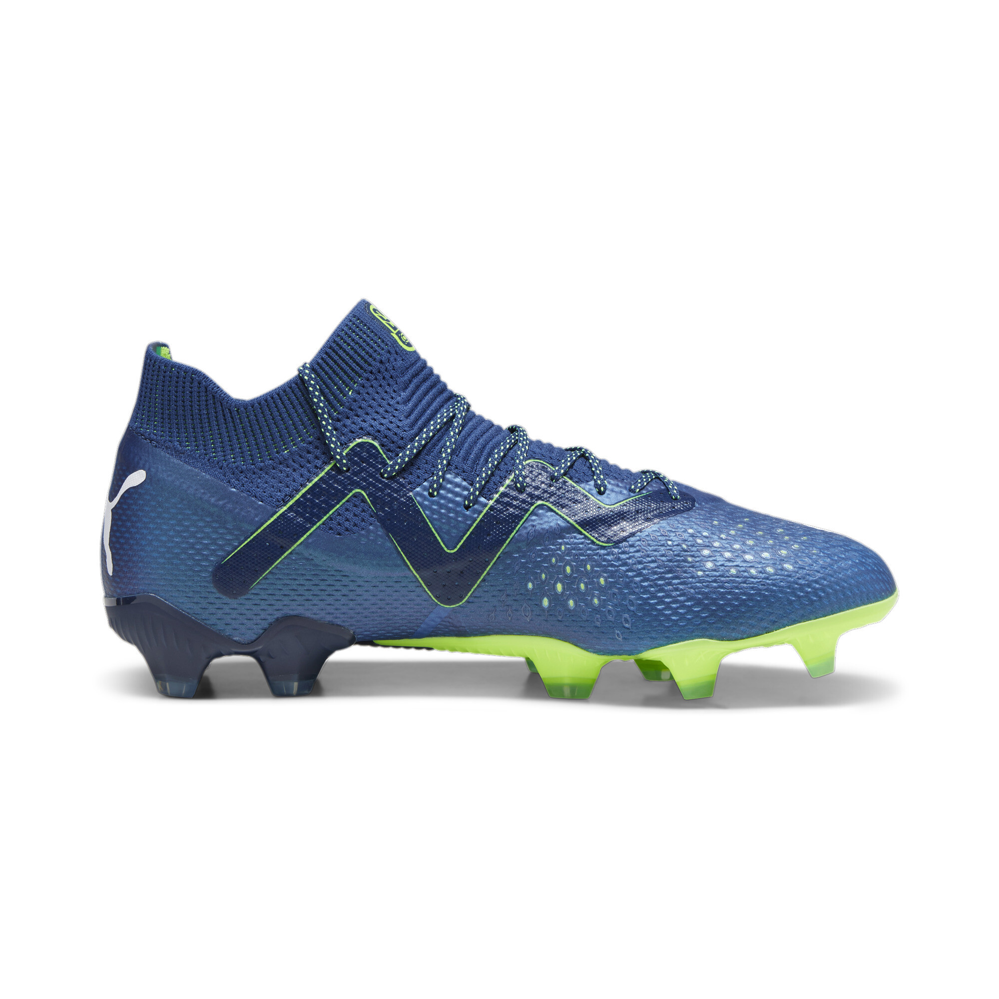 Men's PUMA FUTURE ULTIMATE FG/AG Football Boots In Blue, Size EU 45