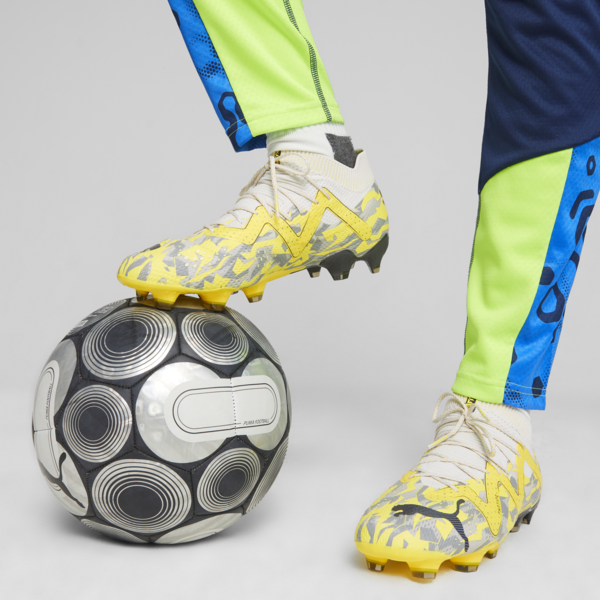 FUTURE ULTIMATE FG/AG Men's Football Boots, Sedate Gray-Asphalt-Yellow Blaze, large-ZAF