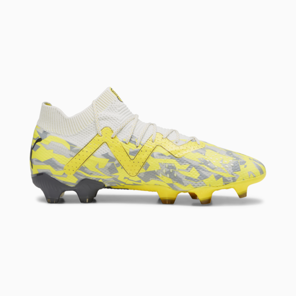 FUTURE ULTIMATE FG/AG Men's Football Boots, Sedate Gray-Asphalt-Yellow Blaze, large-ZAF