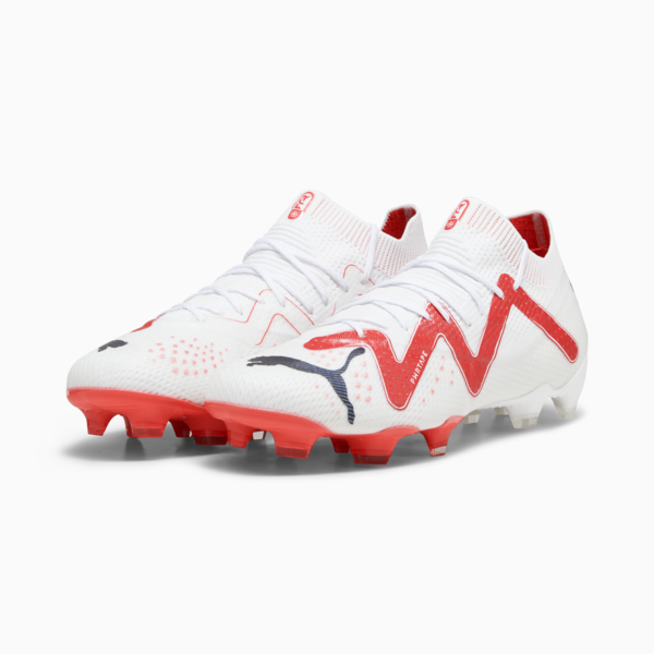 Botines  FUTURE ULTIMATE FG/AG para mujer, PUMA White-PUMA Black-Fire Orchid, large-ARG