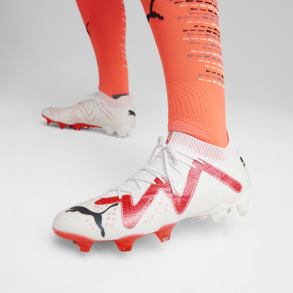 Botines  FUTURE ULTIMATE FG/AG para mujer, PUMA White-PUMA Black-Fire Orchid, large-ARG