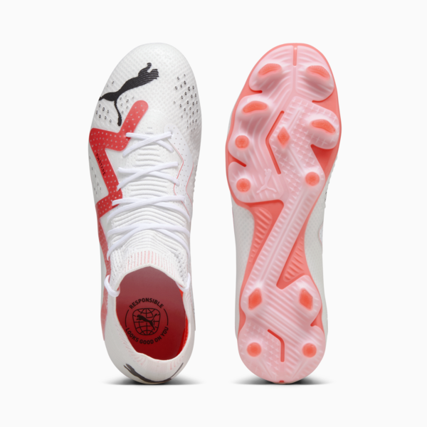 FUTURE PRO FG/AG Men's Football Boots, PUMA White-PUMA Black-Fire Orchid, large-ZAF