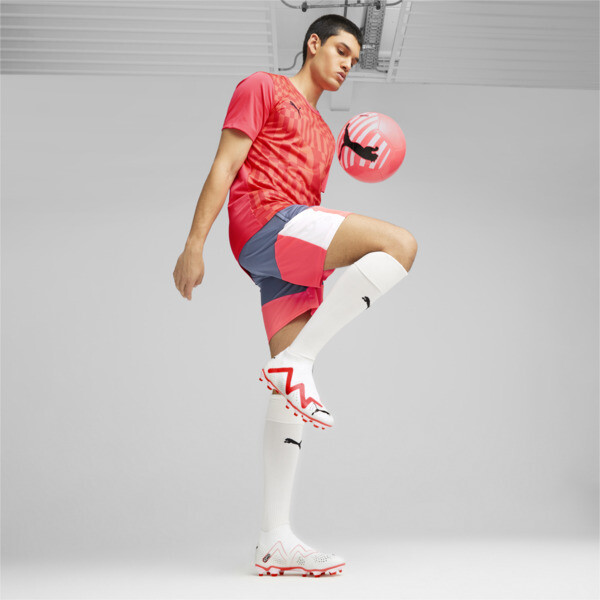 FUTURE MATCH+ LL FG/AG Men's Football Boots, PUMA White-PUMA Black-Fire Orchid, large-ZAF