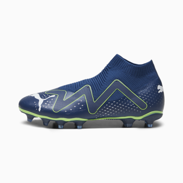 FUTURE MATCH+ LL FG/AG Men's Football Boots, Persian Blue-PUMA White-Pro Green, large-ZAF
