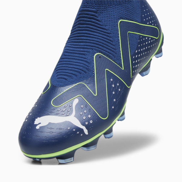 FUTURE MATCH+ LL FG/AG Men's Football Boots, Persian Blue-PUMA White-Pro Green, large-ZAF