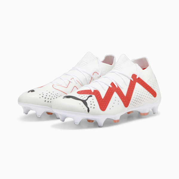 FUTURE MATCH MxSG Men's Football Boots, PUMA White-PUMA Black-Fire Orchid, large-ZAF