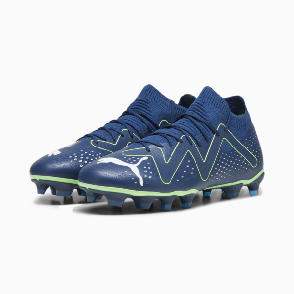 FUTURE MATCH FG/AG Men's Football Boots, Persian Blue-PUMA White-Pro Green, large-ZAF