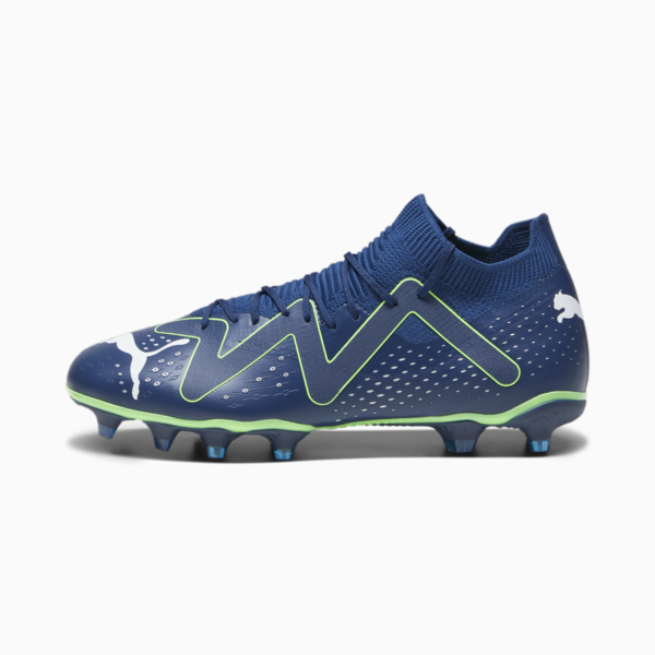 FUTURE MATCH FG/AG Men's Football Boots, Persian Blue-PUMA White-Pro Green, large-ZAF