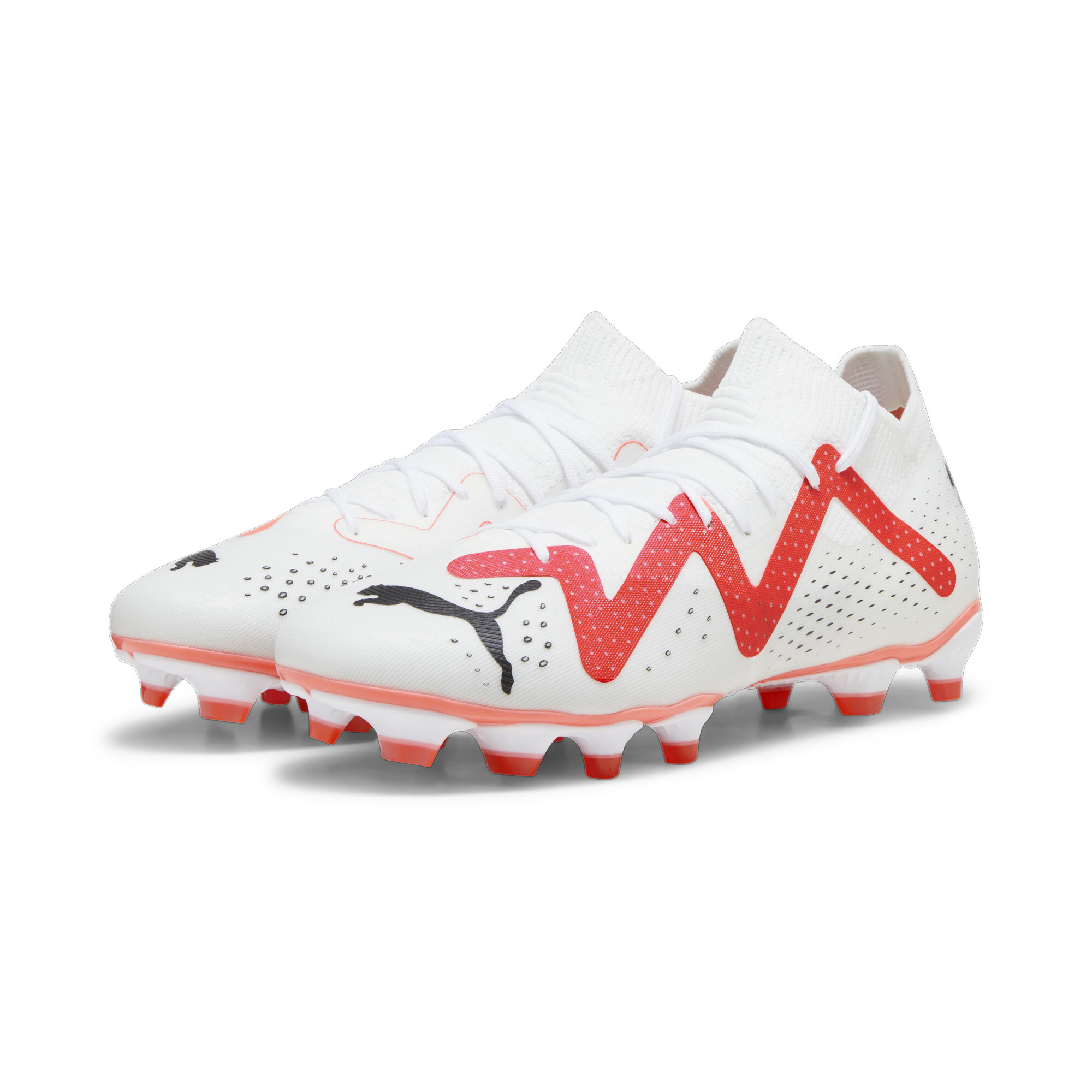 Women's Puma FUTURE MATCH FG/AG's Football Boots, White, Size 41, Shoes