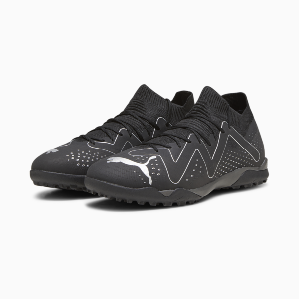 FUTURE MATCH TT Men's Football Boots, PUMA Black-PUMA Silver, large-ZAF