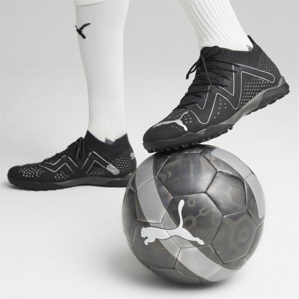 FUTURE MATCH TT Men's Football Boots, PUMA Black-PUMA Silver, large-ZAF