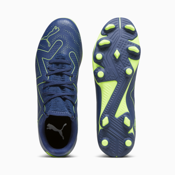 FUTURE PLAY FG/AG Men's Football Boots, Persian Blue-Pro Green, large-ZAF
