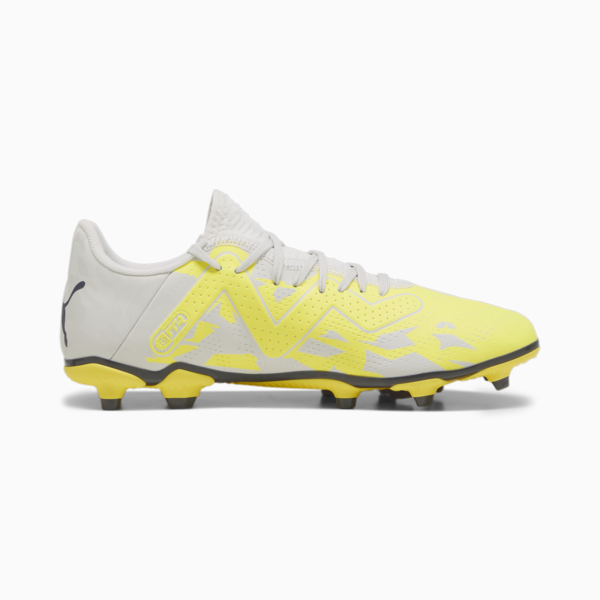 FUTURE PLAY FG/AG Men's Football Boots, Sedate Gray-Asphalt-Yellow Blaze, large-ZAF
