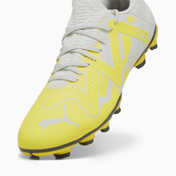 FUTURE PLAY FG/AG Men's Football Boots, Sedate Gray-Asphalt-Yellow Blaze, large-ZAF