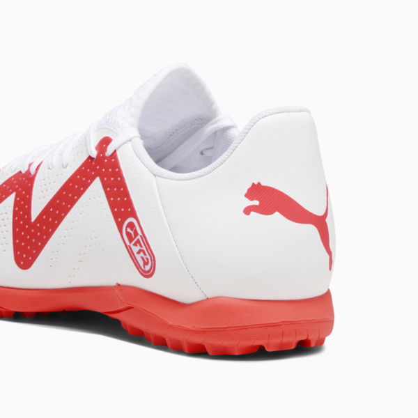 FUTURE PLAY TT Men's Football Boots, PUMA White-Fire Orchid, large-ZAF