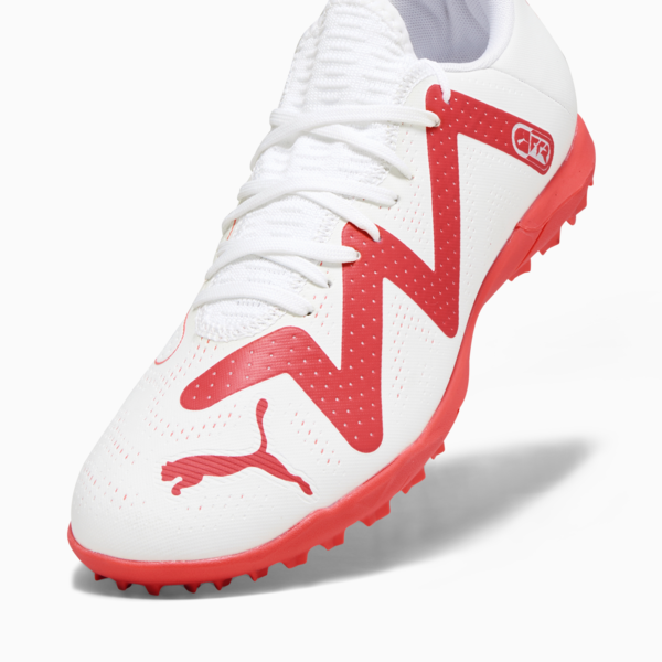 FUTURE PLAY TT Men's Football Boots, PUMA White-Fire Orchid, large-ZAF