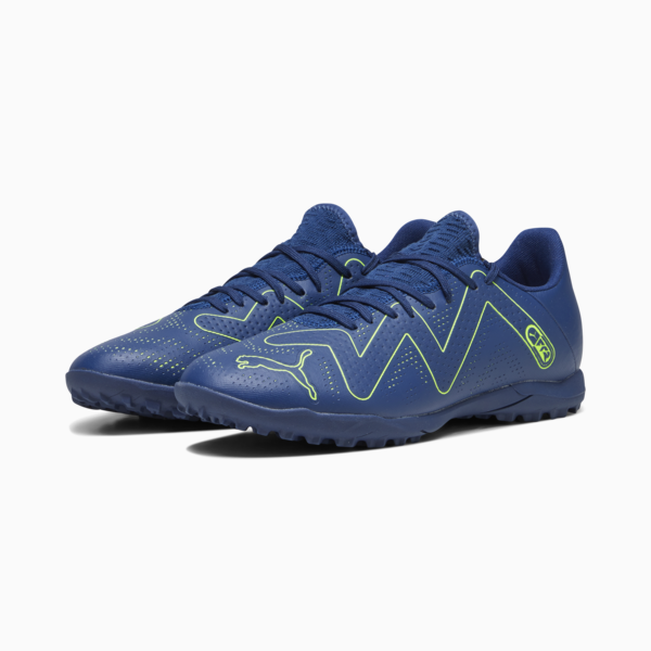 FUTURE PLAY TT Men's Football Boots, Persian Blue-Pro Green, large-ZAF