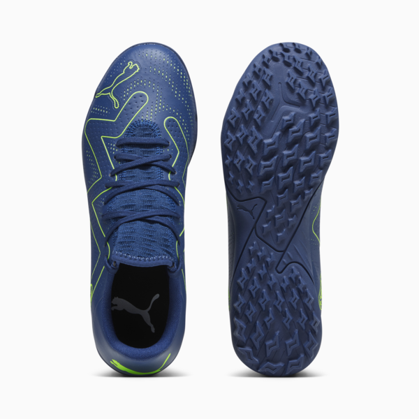 FUTURE PLAY TT Men's Football Boots, Persian Blue-Pro Green, large-MEX