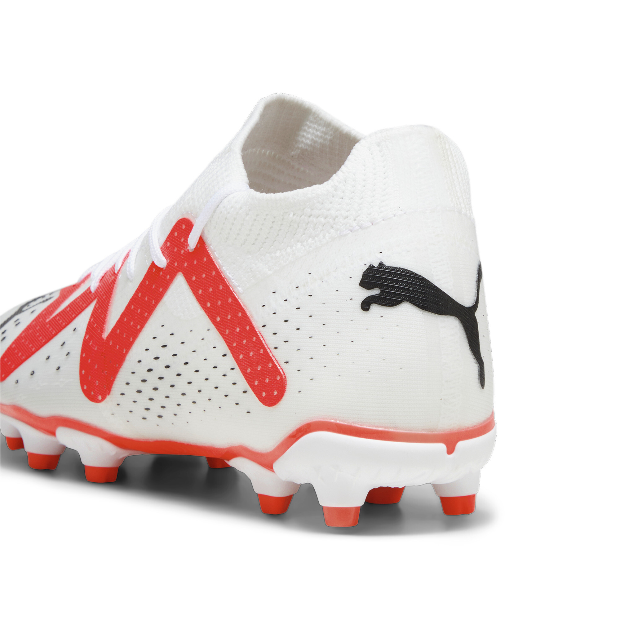 Puma FUTURE MATCH FG/AG Youth Football Boots, White, Size 38, Shoes