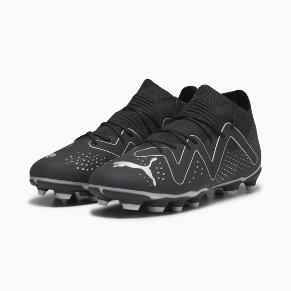FUTURE MATCH FG/AG Youth Football Boots, PUMA Black-PUMA Silver, large-ZAF