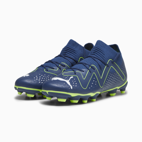FUTURE MATCH FG/AG Youth Football Boots, Persian Blue-PUMA White-Pro Green, large-ZAF