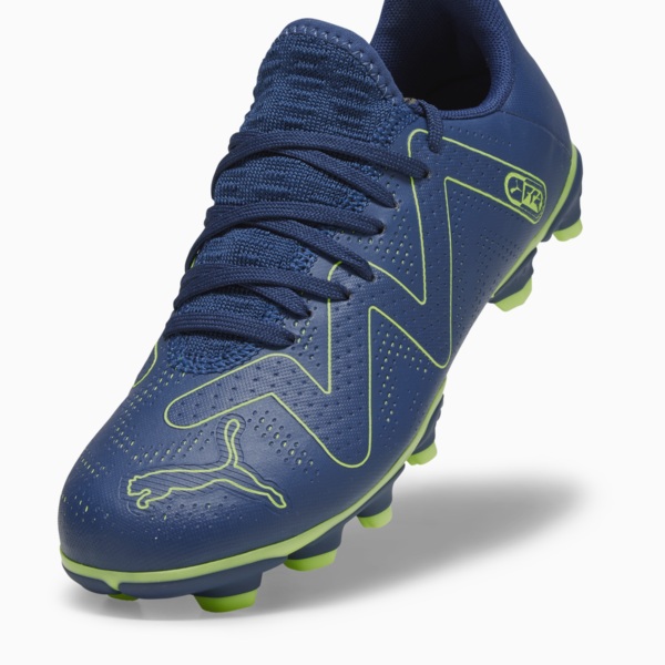 FUTURE PLAY FG/AG Youth Football Boots, Persian Blue-Pro Green, large-ZAF