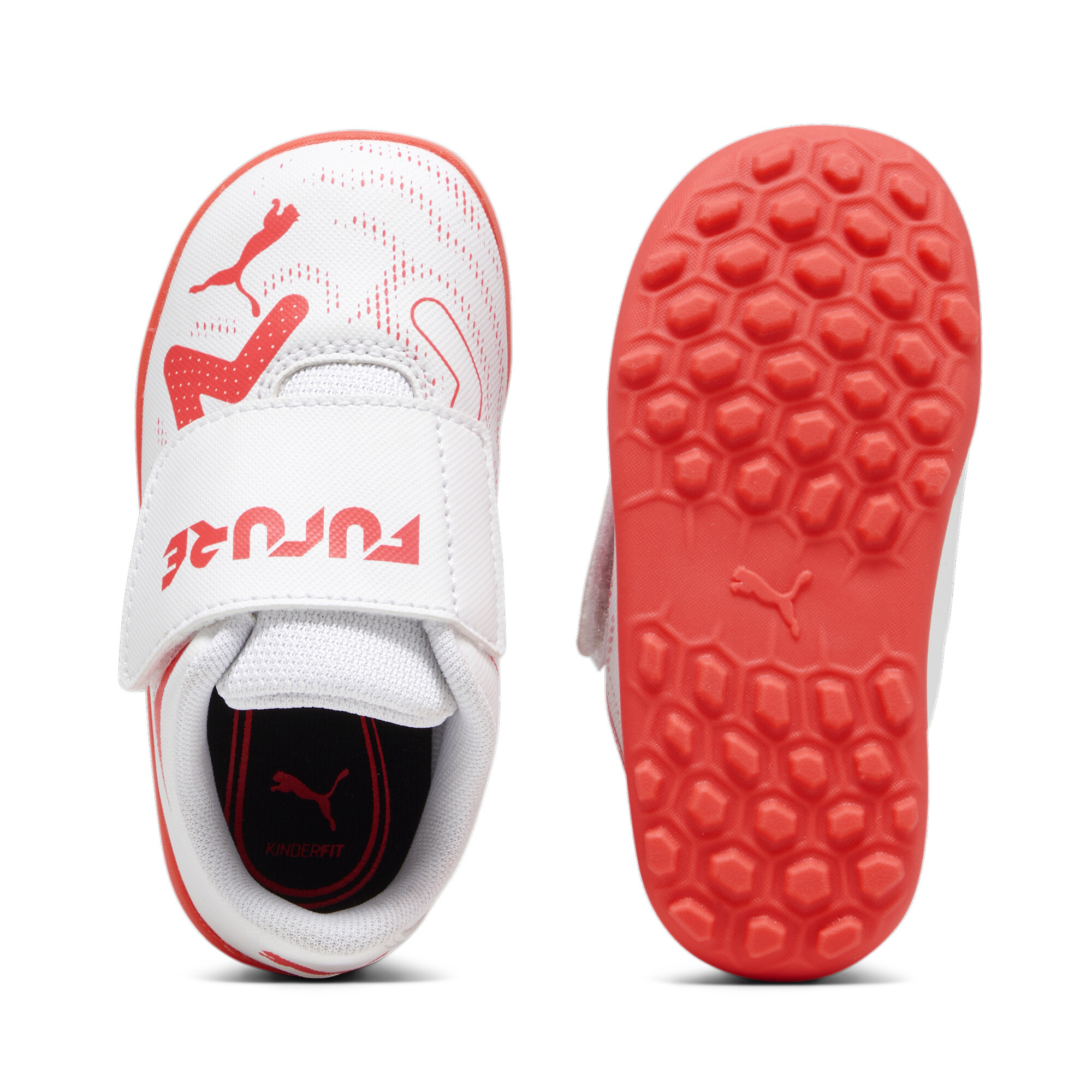 Kids' PUMA FUTURE PLAY TT Toddlers' Football Boots In White, Size EU 24