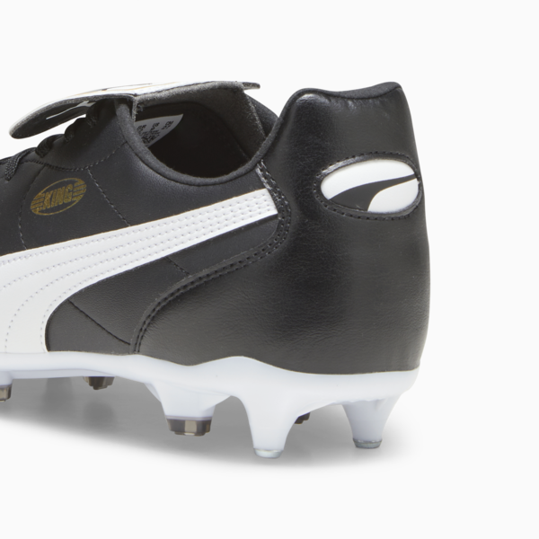 KING TOP MxSG Football Boots Unisex, PUMA Black-PUMA White-PUMA Gold, large-ZAF