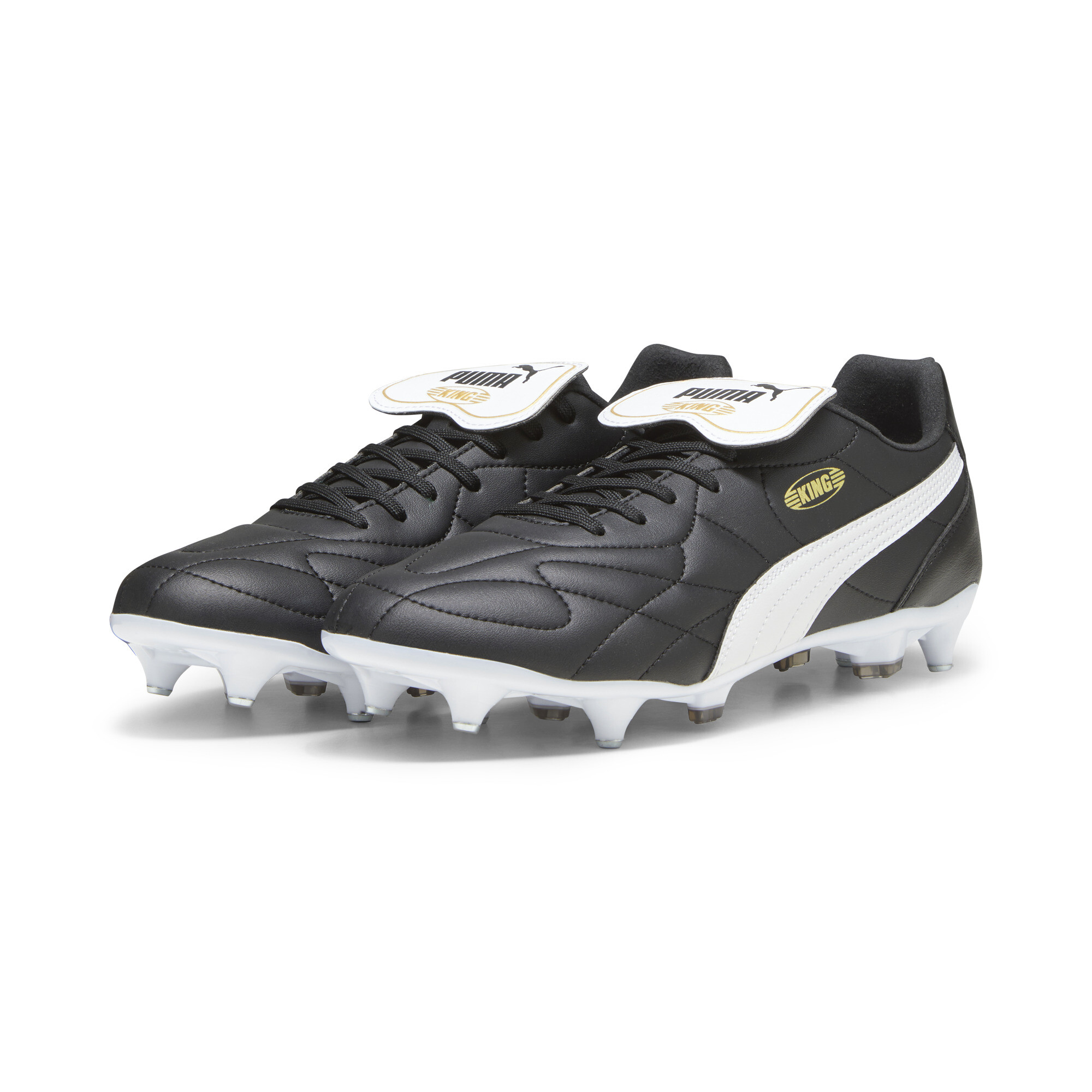 Men's Puma KING TOP Mx SG Football Boots, Black, Size 40, Shoes