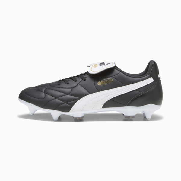 KING TOP MxSG Football Boots Unisex, PUMA Black-PUMA White-PUMA Gold, large-ZAF