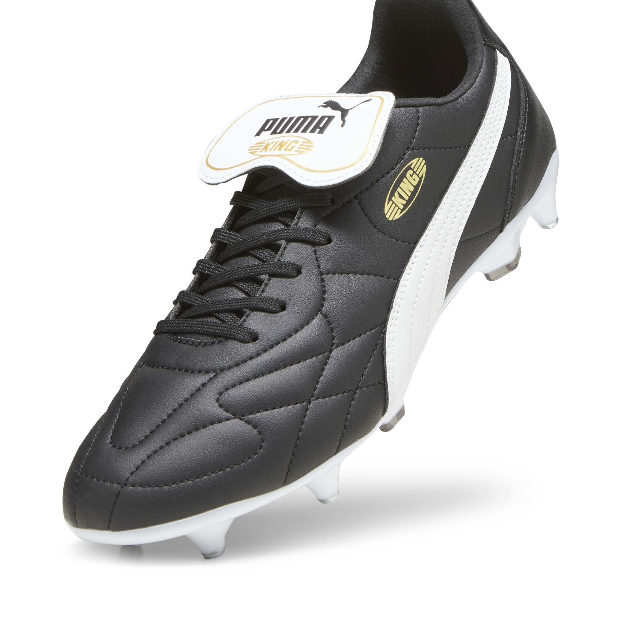 Men's Puma KING TOP Mx SG Football Boots, Black, Size 40, Shoes