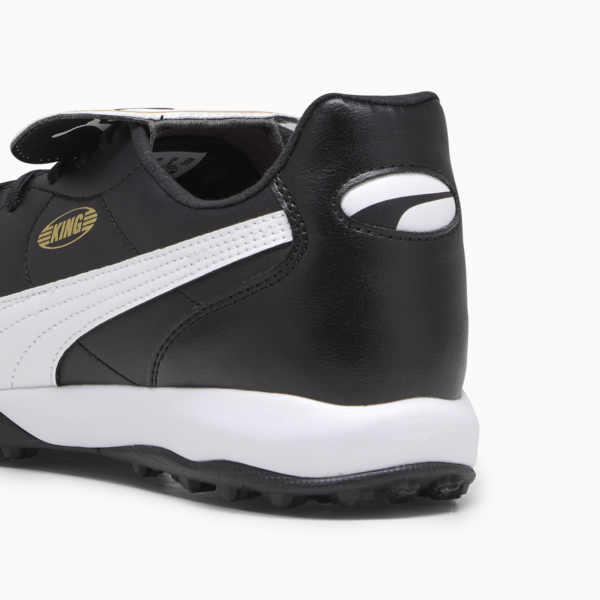 Tacos de Futbol KING TOP TT, PUMA Black-PUMA White-PUMA Gold, large-MEX