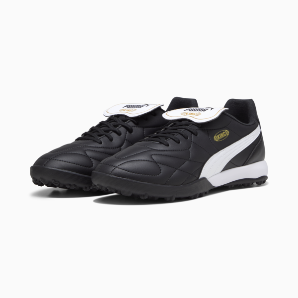 KING TOP TT Football Boots, PUMA Black-PUMA White-PUMA Gold, large-ZAF