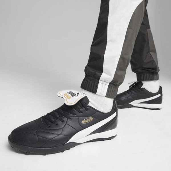 Tacos de Futbol KING TOP TT, PUMA Black-PUMA White-PUMA Gold, large-MEX