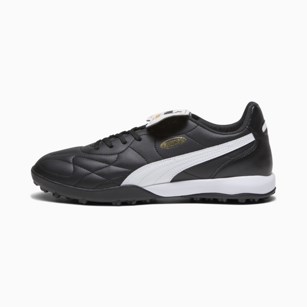 Tacos de Futbol KING TOP TT, PUMA Black-PUMA White-PUMA Gold, large-MEX
