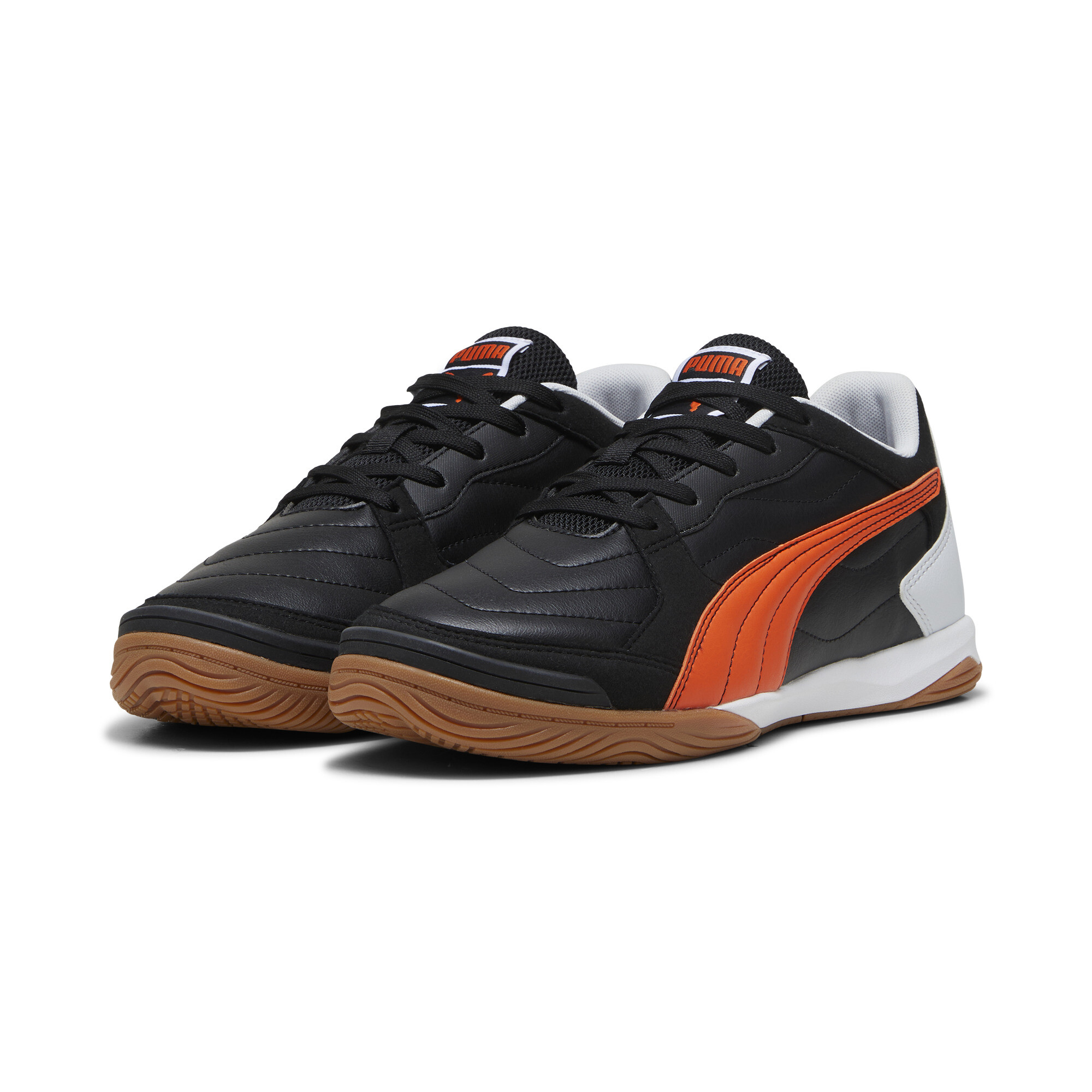 Puma PRESSING IV Futsal Shoes, Black, Size 42, Shoes