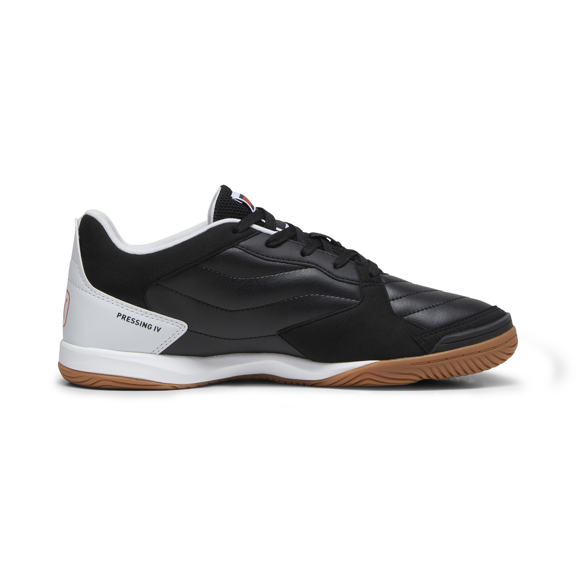 Puma PRESSING IV Futsal Shoes, Black, Size 42, Shoes