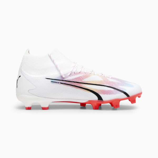 ULTRA PRO FG/AG Men's Football Boots, PUMA White-PUMA Black-Fire Orchid, large-ZAF