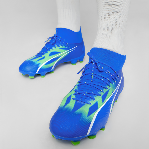 Botín ULTRA PRO FG/AG, Ultra Blue-PUMA White-Pro Green, large-ARG