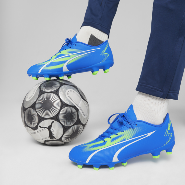 ULTRA PLAY FG/AG Men's Football Boots, Ultra Blue-PUMA White-Pro Green, large-ZAF