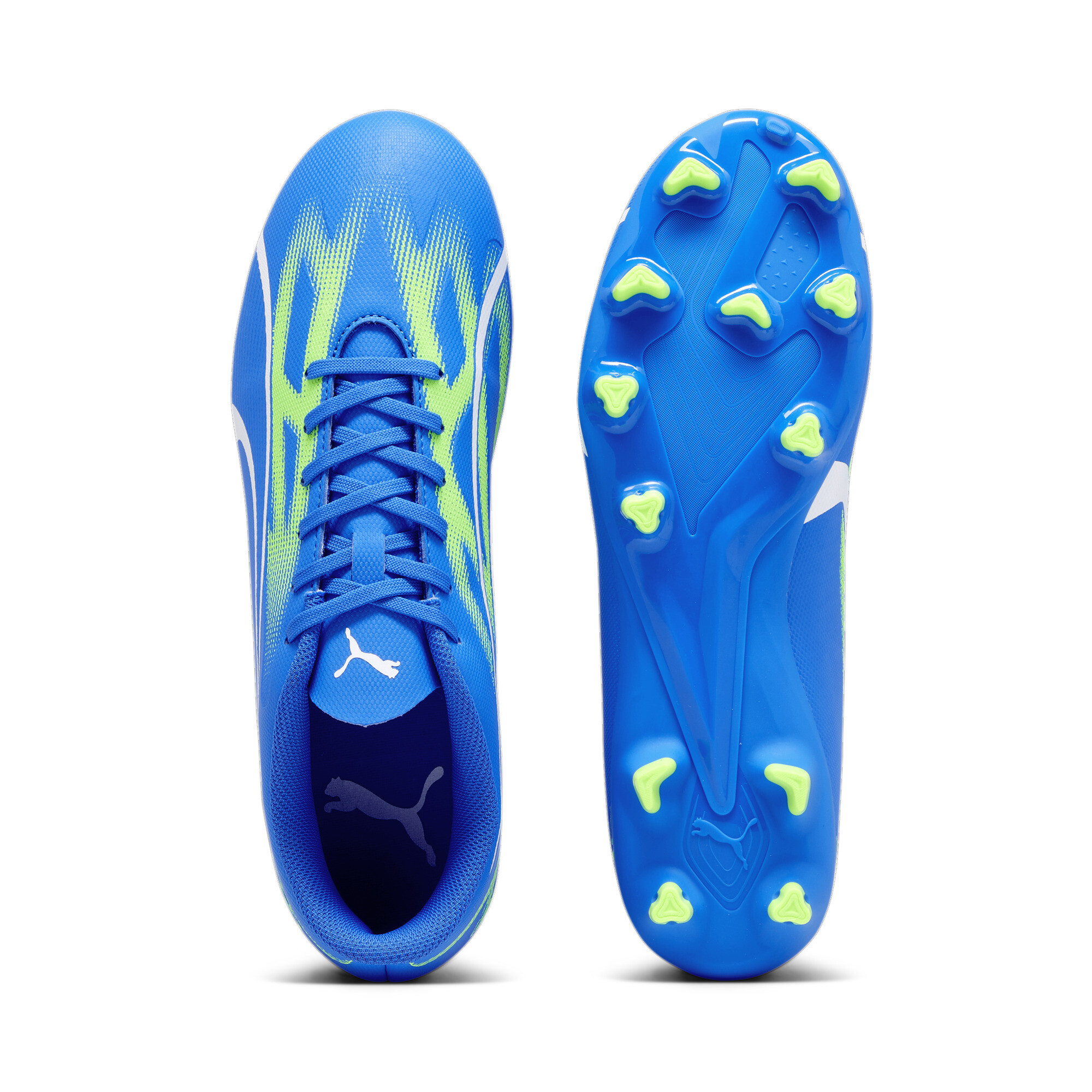 Men's PUMA ULTRA PLAY FG/AG Football Boots In Blue, Size EU 46
