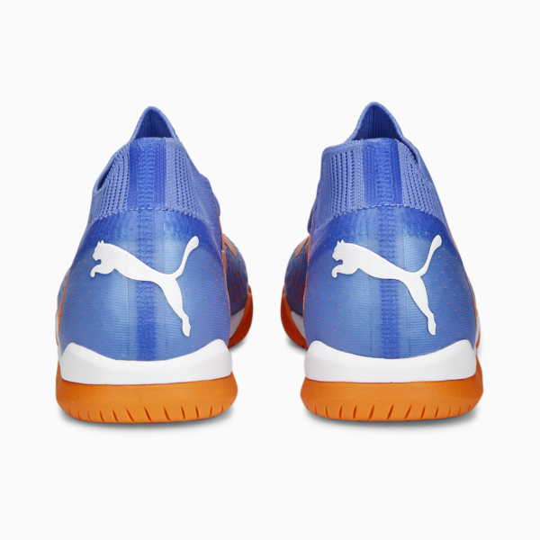 Botines de fútbol FUTURE Match IT, Blue Glimmer-PUMA White-Ultra Orange, large-ARG