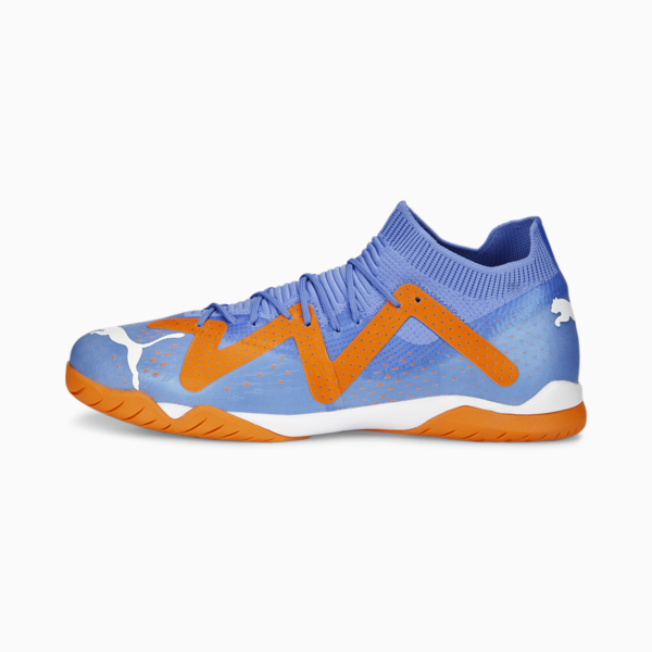 Botines de fútbol FUTURE Match IT, Blue Glimmer-PUMA White-Ultra Orange, large-ARG