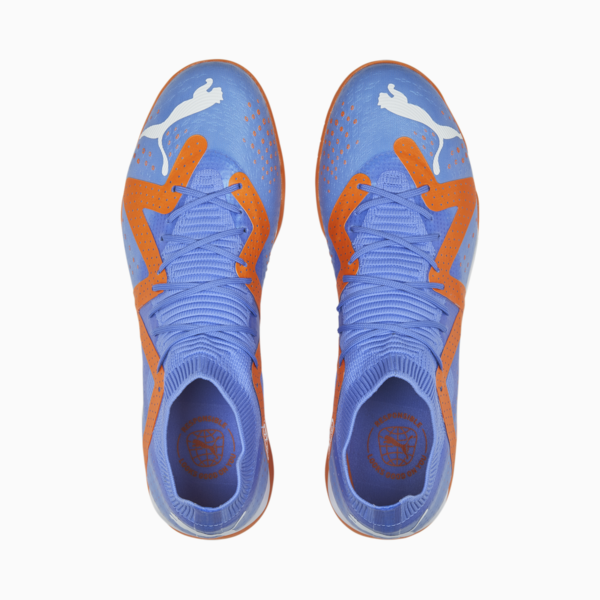 Botines de fútbol FUTURE Match IT, Blue Glimmer-PUMA White-Ultra Orange, large-ARG
