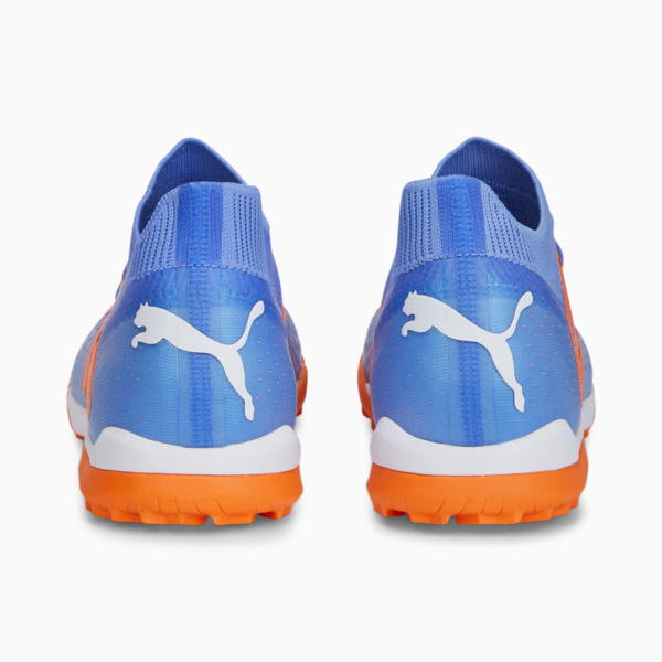 Botines de fútbol FUTURE Match TT, Blue Glimmer-PUMA White-Ultra Orange, large-ARG