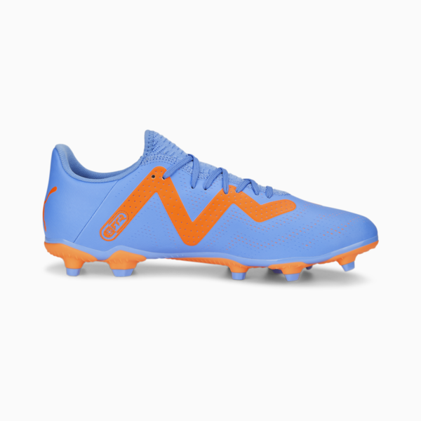 Botines de fútbol FUTURE Play FG/AG, Blue Glimmer-PUMA White-Ultra Orange, large-ARG